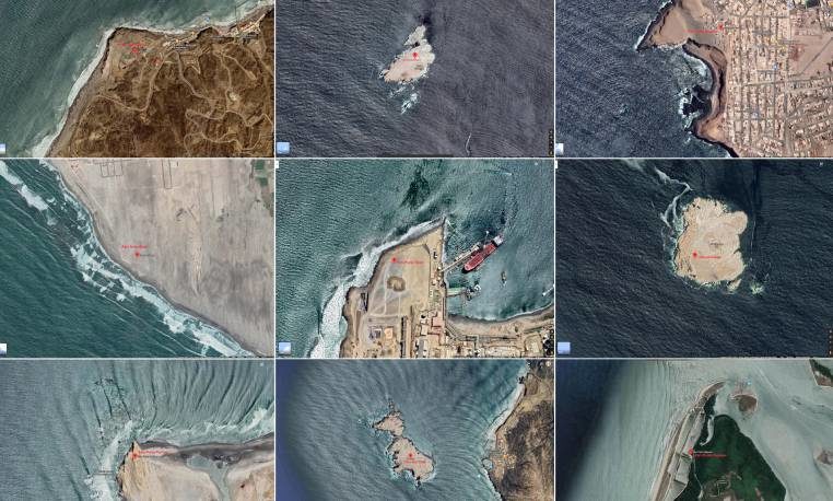 Todos los faros de la costa peruana