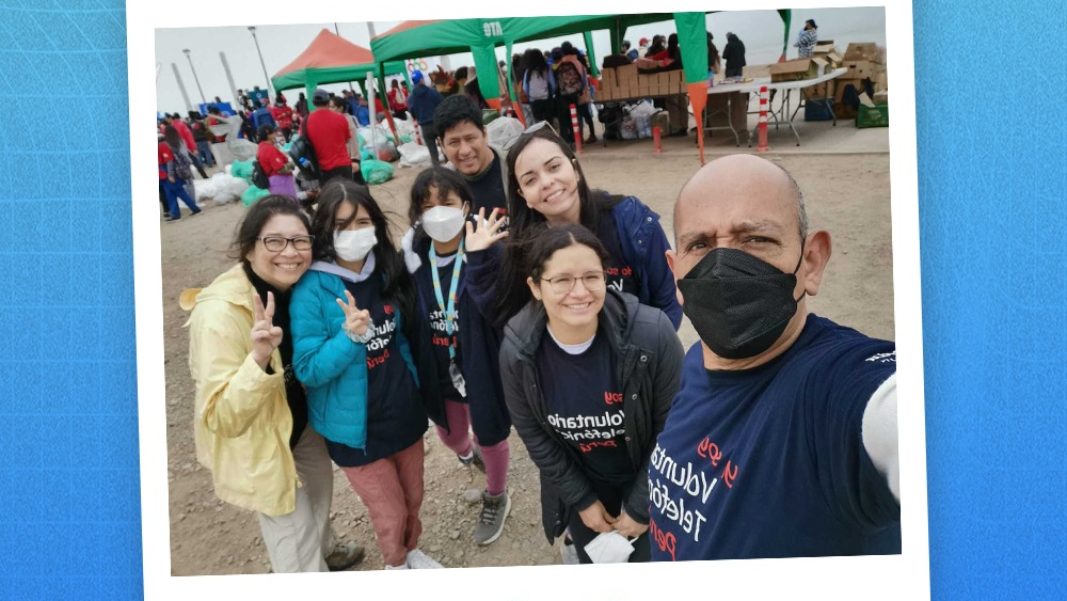 Voluntarios de Telefónica participaron del Día Mundial de Limpieza de Playas en Magdalena