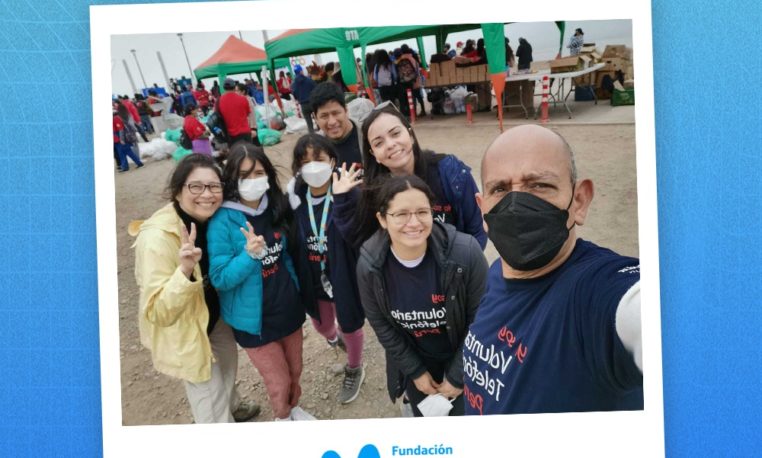 Voluntarios Telefónica del Perú participaron del Día Mundial de Limpieza de Playas en Magdalena